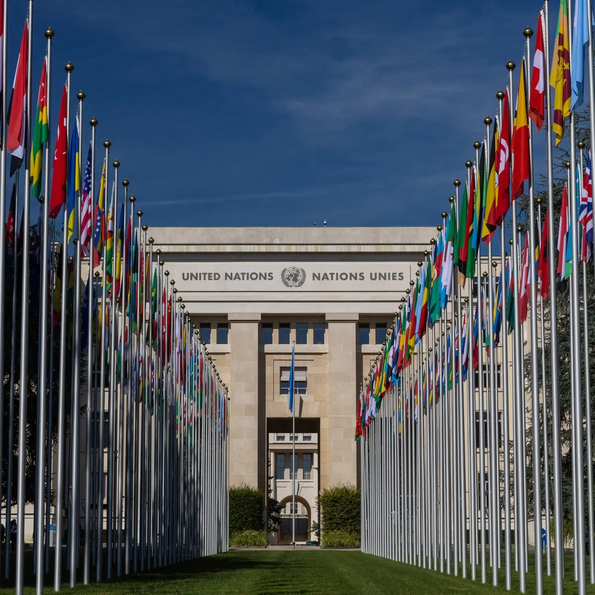 United Nations Human Rights Council conference scene 1