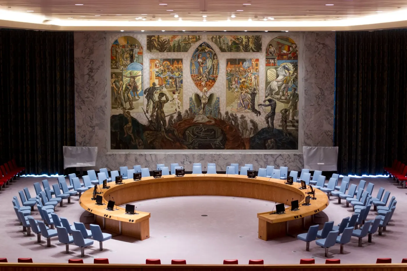 United Nations Security Council conference scene 1